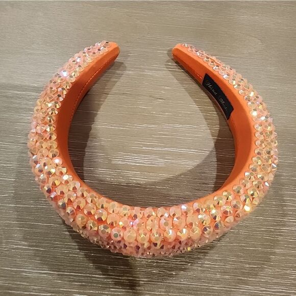 Embellished Orange Headband - Picture 6 of 7